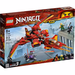 LEGO NINJAGO Legacy Kai Fighter 71704 Building Set for Kids Featuring