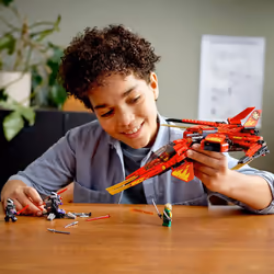LEGO NINJAGO Legacy Kai Fighter 71704 Building Set for Kids Featuring