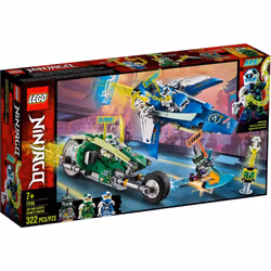 LEGO NINJAGO Jay and Lloyds Velocity Racers 71709 Building Kit for Kid
