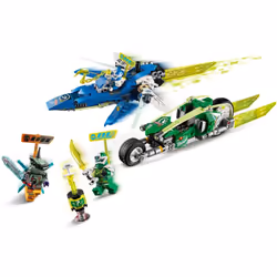 LEGO NINJAGO Jay and Lloyds Velocity Racers 71709 Building Kit for Kid