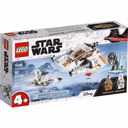LEGO Star Wars Snowspeeder 75268 Starship Toy Building Kit; Building T