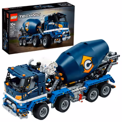 LEGO Technic Concrete Mixer Truck 42112 Building Kit Kids Will Love Bringing The Construction Site to Life with This Cool Co ...
