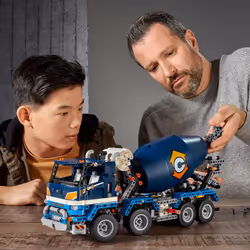 LEGO Technic Concrete Mixer Truck 42112 Building Kit  Kids Will Love Bringing The Construction Site to Life with This Cool Concrete Truck Toy Model Se