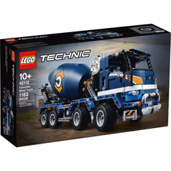 LEGO Technic Concrete Mixer Truck 42112 Building Kit  Kids Will Love Bringing The Construction Site to Life with This Cool Concrete Truck Toy Model Se