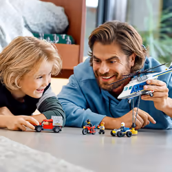 LEGO City Police Helicopter Chase 60243 Police Playset  Building Sets