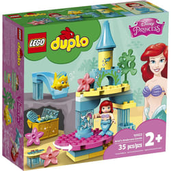 LEGO DUPLO Disney Ariel's Undersea Castle 10922 Imaginative Building Toy for Kids; Ariel and Flounders Princess Castle Playset Under The Sea (35 Piece