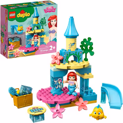 LEGO DUPLO Disney Ariel's Undersea Castle 10922 Imaginative Building Toy for Kids; Ariel and Flounders Princess Castle Playset Under The Sea (35 Piece
