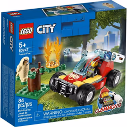 LEGO City Forest Fire 60247 Firefighter Toy Cool Building Toy for Kid
