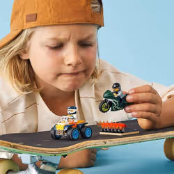 LEGO City Stunt Team 60255 Bike Toy  Cool Building Set for Kids  New 2