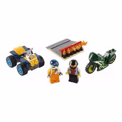 LEGO City Stunt Team 60255 Bike Toy  Cool Building Set for Kids  New 2