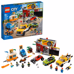 LEGO City Toy Car Garage 60258 Cool Building Set for Kids (897 Pieces