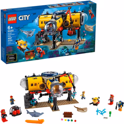 LEGO City Ocean Exploration Base Playset 60265  with Submarine  Underw