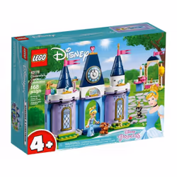LEGO Disney Cinderellas Castle Celebration 43178 Creative Building Kit New 2020 (168 Pieces)