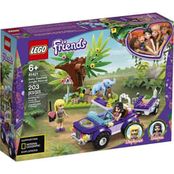 LEGO Friends Baby Elephant Jungle Rescue 41421 Adventure Building Kit; Animal Rescue Playset That Comes with a Toy Truck and Trailer  Plus Friends Emm