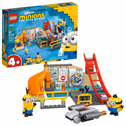 The Rise of Gru: Minions in Grus Lab (75546) Building Toy for Kids an Exciting Toy Lab Set with Kevin and Otto Minion Figure ...