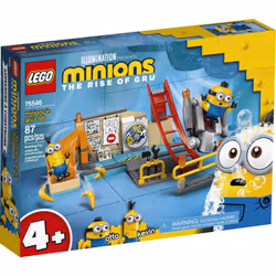 The Rise of Gru: Minions in Grus Lab (75546) Building Toy for Kids  an Exciting Toy Lab Set with Kevin and Otto Minion Figures  New 2021 (87 Pieces)