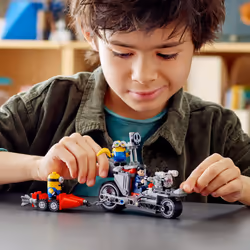 LEGO Minions Unstoppable Bike Chase (75549) Minions Toy Building Kit  with Bob  Stuart and Gru Minion Figures  Makes a Great Birthday Present for Mini