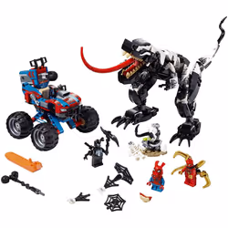 LEGO Marvel Spider-Man Venomosaurus Ambush 76151 Building Toy with Sup