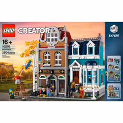 LEGO Creator Expert Bookshop 10270 Modular Building  Home D?cor Display Set for Collectors  Advanced Collection  Gift Idea for 16 Plus Year Olds
