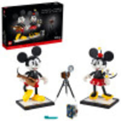 LEGO Disney Mickey Mouse & Minnie Mouse Buildable Characters (43179)  Classic-Style Mickey Mouse Collectible Adult Building Kit  New 2021 (1 739 Piece