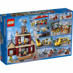 LEGO City Main Square 60271 Set  Cool Building Toy for Kids  New 2021
