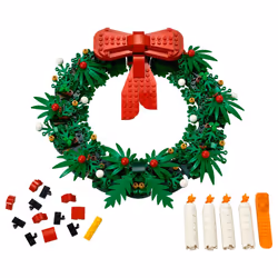 LEGO Iconic Christmas 2-in-1 Wreath with Big Red Bow and Advent 40426