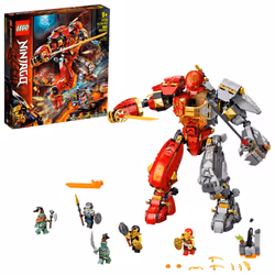 LEGO NINJAGO Fire Stone Mech 71720 Building Kit Featuring Ninja Mech (968 Pieces)