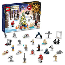 LEGO Star Wars 2022 Advent Calendar 75340 Building Toy Set for Kids  Boys and Girls  Ages 6+  8 Characters and 16 Mini Builds (329 Pieces)