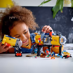 LEGO City Ocean Exploration Base Playset 60265  with Submarine  Underwater Drone  Diver  Sub Pilot  Scientist and 2 Diver Minifigures  Plus Stingray a