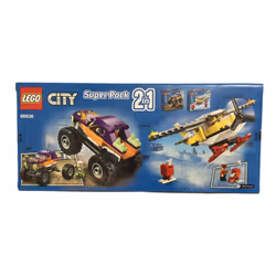 LEGO City 66636 Super Pack 2-in-1 Monster Truck and Mail Plane 129-Pieces