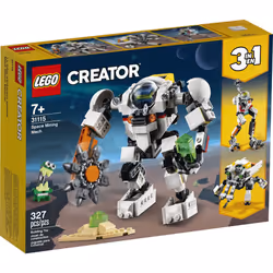 LEGO Creator 3in1 Space Mining Mech 31115 Building Kit Featuring a Mec
