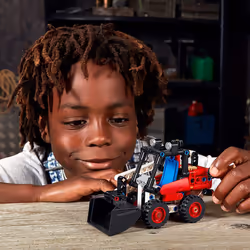 LEGO Technic Skid Steer Loader 42116 Model Building Kit for Kids Who Love Toy Construction Trucks  New 2021 (139 Pieces) - Additional view 2