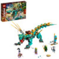 LEGO NINJAGO Jungle Dragon 71746 Building Kit; Ninja Playset Featuring
