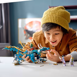 LEGO NINJAGO Jungle Dragon 71746 Building Kit; Ninja Playset Featuring