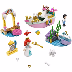 LEGO Disney Ariels Celebration Boat 43191; Creative Building Kit That Makes a Fun Gift for Kids  New 2021 (114 Pieces)