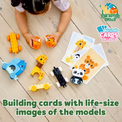LEGO DUPLO My First Animal Train 10955  Toys for Toddlers and Kids 1.5-3 Years Old with Elephant  Tiger  Panda and Giraffe Figures  Learning Toy