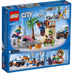 LEGO City Skate Park 60290 Building Kit; Cool Building Toy for Kids  New 2021 (195 Pieces)