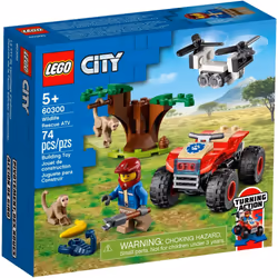 LEGO City Wildlife Rescue ATV 60300 Building Kit; Fun Wildlife Playset; Top Toy for Kids; New 2021 (74 Pieces)