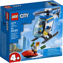 LEGO City Police Helicopter Building Kit; Cool Police Helicopter Toy 60275  New 2021 (51 Pieces)