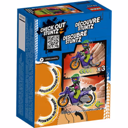 LEGO City Wheelie Stunt Bike 60296 Building Kit (14 Pieces)