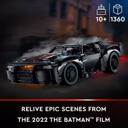 LEGO Technic The Batman - Batmobile 42127 Model Car Building Toy  2022 Movie Set  Superhero Gifts for Kids and Teen Fans with Light Bricks