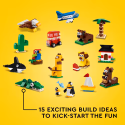 LEGO Classic Around The World 11015 Building Toy Set for Preschool Kids  Boys  and Girls Ages 4+ (950 Pieces)