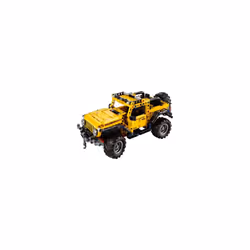 LEGO Technic Jeep Wrangler 4x4 Toy Car 42122 Model Building Kit - All Terrain Off Roader SUV Set  Authentic and Functional Design  STEM Birthday Gift
