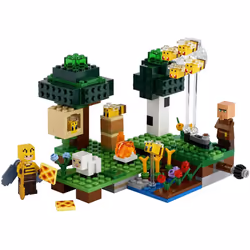 LEGO Minecraft The Bee Farm 21165 Minecraft Building Action Toy with a Beekeeper  Plus Cool Bee and Sheep Figures  New 2021 238 Pieces Multicolor