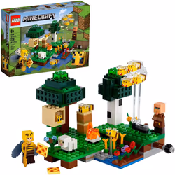 LEGO Minecraft The Bee Farm 21165 Minecraft Building Action Toy with a Beekeeper  Plus Cool Bee and Sheep Figures  New 2021 238 Pieces Multicolor