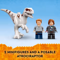 Lego Jurassic World Atrociraptor Dinosaur Bike Chase Set 76945  Dinosaur Toys for Boys  Girls  Kids Age 6 Plus  with 3 Dino Fig - Additional view 4
