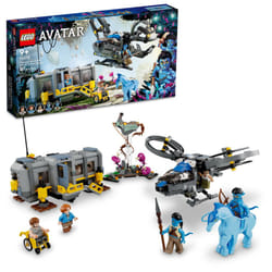 LEGO Avatar Floating Mountains Site 26 & RDA Samson 75573 Building Set - Helicopter Toy Featuring 5 Minifigures and Direhorse Animal Figure  Movie Ins