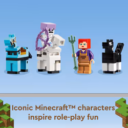 LEGO Minecraft The Horse Stable 21171 Building Kit; Fun Minecraft Farm