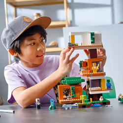 LEGO Minecraft The Modern Treehouse 21174 Giant Treehouse Building Kit Playset; Fun Toy for Minecraft-Gaming Kids; New 2021 (909 Pieces)