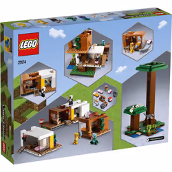 LEGO Minecraft The Modern Treehouse 21174 Giant Treehouse Building Kit Playset; Fun Toy for Minecraft-Gaming Kids; New 2021 (909 Pieces)